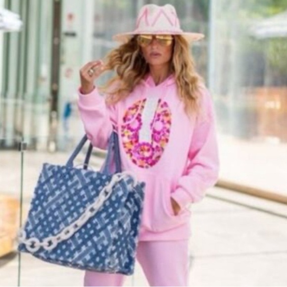 NEUBYRNE Luxury cozy Women’s lounge Sweatshirt W/ beading & Sequin accents⭐️NWT - Picture 9 of 9